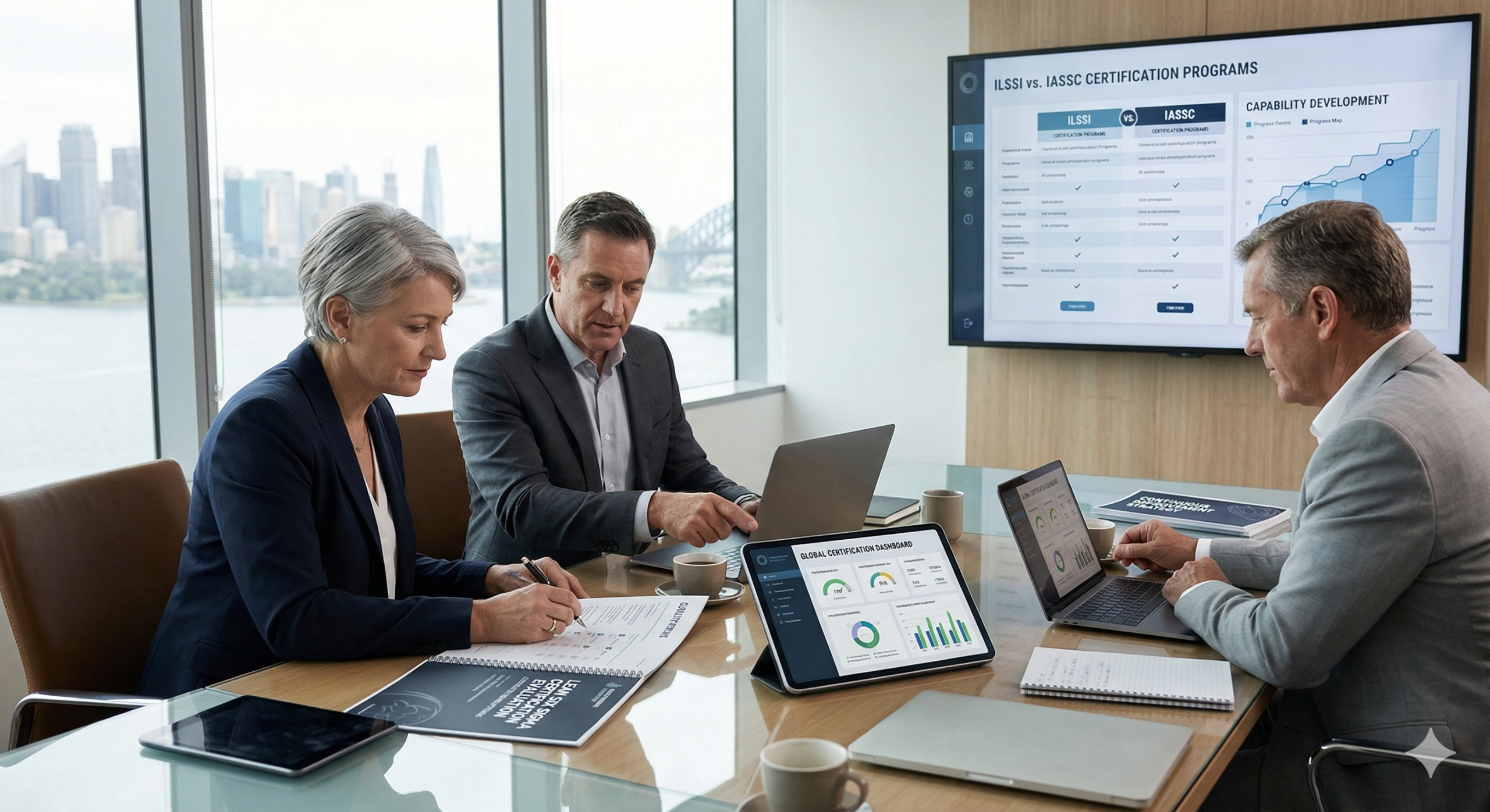 Australian executives evaluating training and certification providers